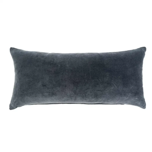 Vera Velvet Pillow Charcoal - PABOOM