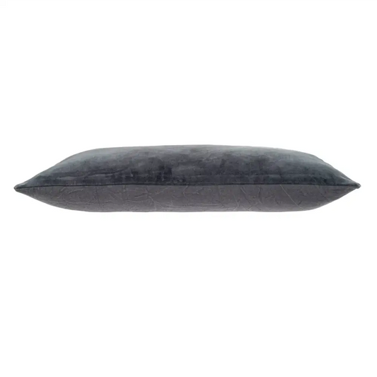 Vera Velvet Pillow Charcoal - PABOOM