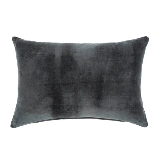 Vera Velvet Pillow Charcoal - PABOOM