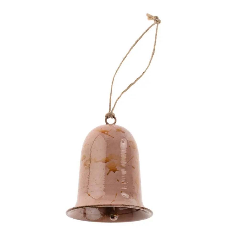 Indaba - Vintage Enameled Pink Bell