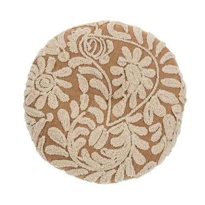 Indaba - Wildflower Round Cushion Sand