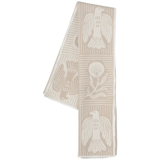 Peregrine dishtowel hanging to show the full pattern repeat – PABOOM