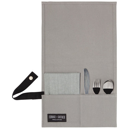 Grey Forage and Gather On the Go Cutlery Set