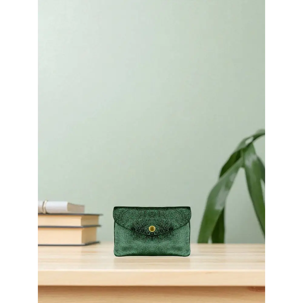 ITALIAN’S LEATHER - Laminated Suede Leather Wallet Katia Plus 220804