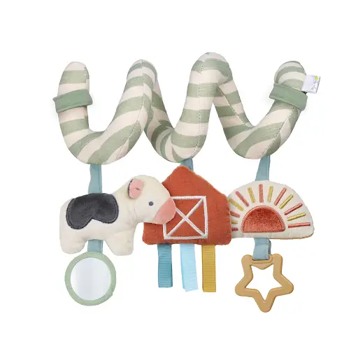 Itzy Ritzy Canada - Bitzy Spiral Car Seat Activity Toy Farm