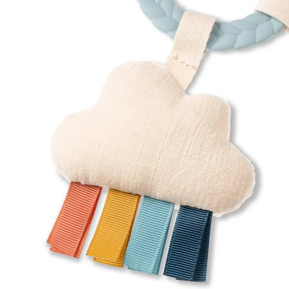 Bitzy Busy Ring™ Teething Activity Toy - High Contrast