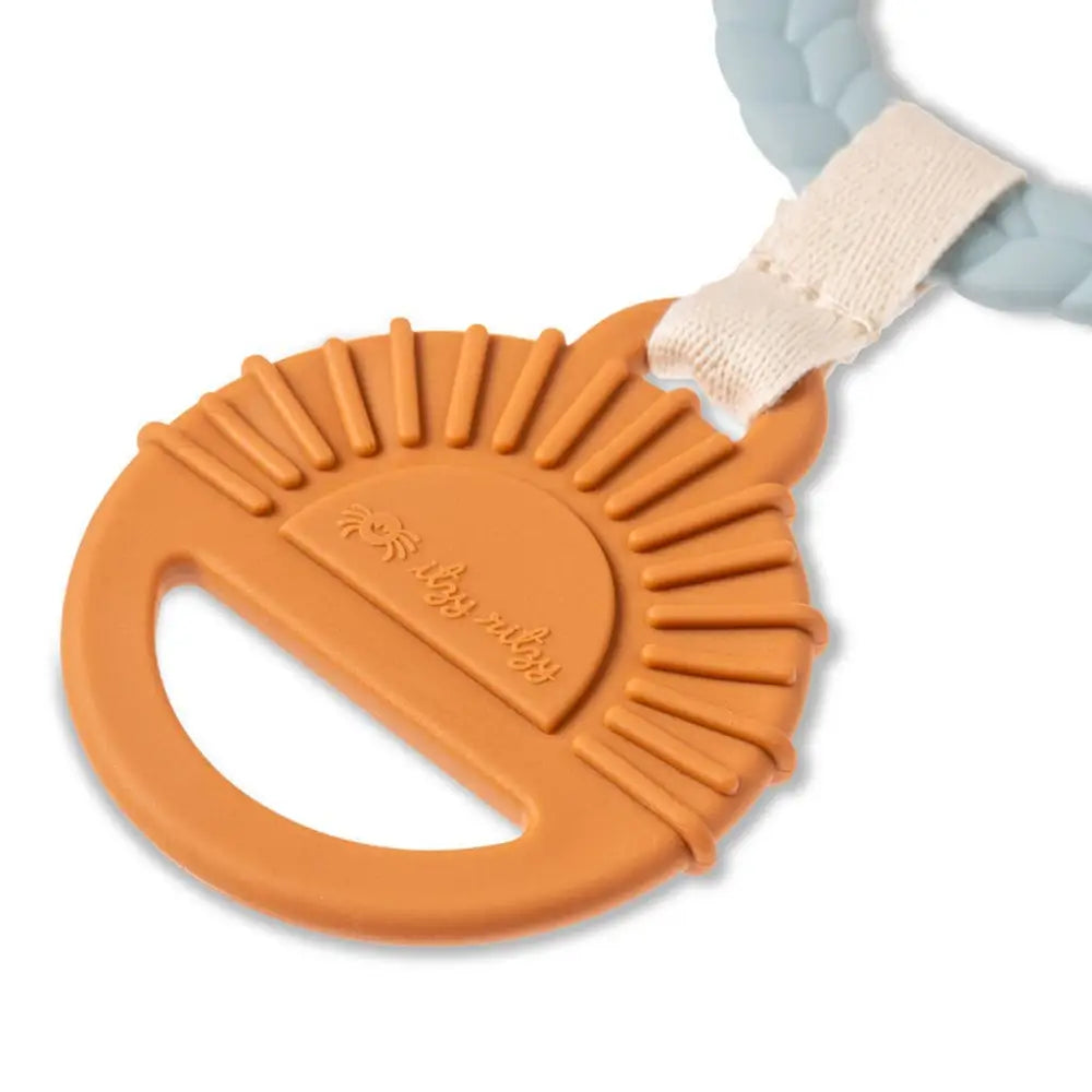 Bitzy Busy Ring™ Teething Activity Toy - Rainbow