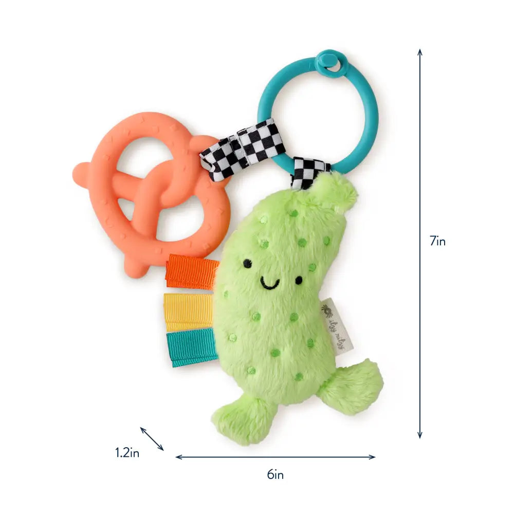 Itzy Pal™ Plush + Teether - Pickle