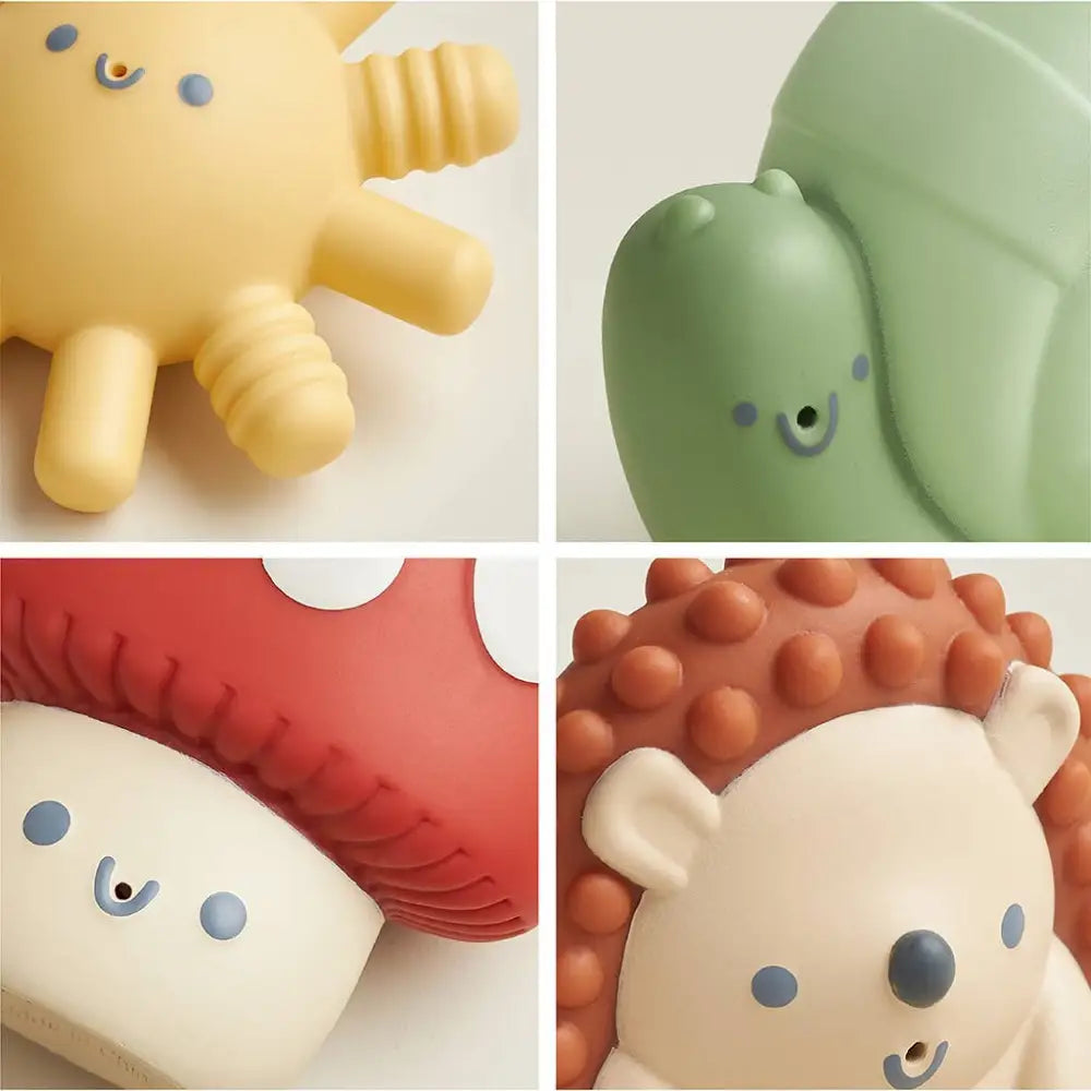 Itzy Ritzy Canada - Squirt™ 4-Pack of Soft Bath Toys