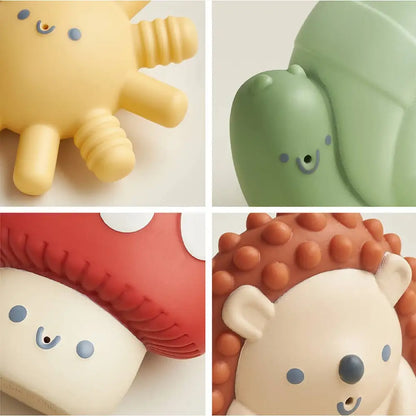 Itzy Ritzy Canada - Squirt™ 4-Pack of Soft Bath Toys