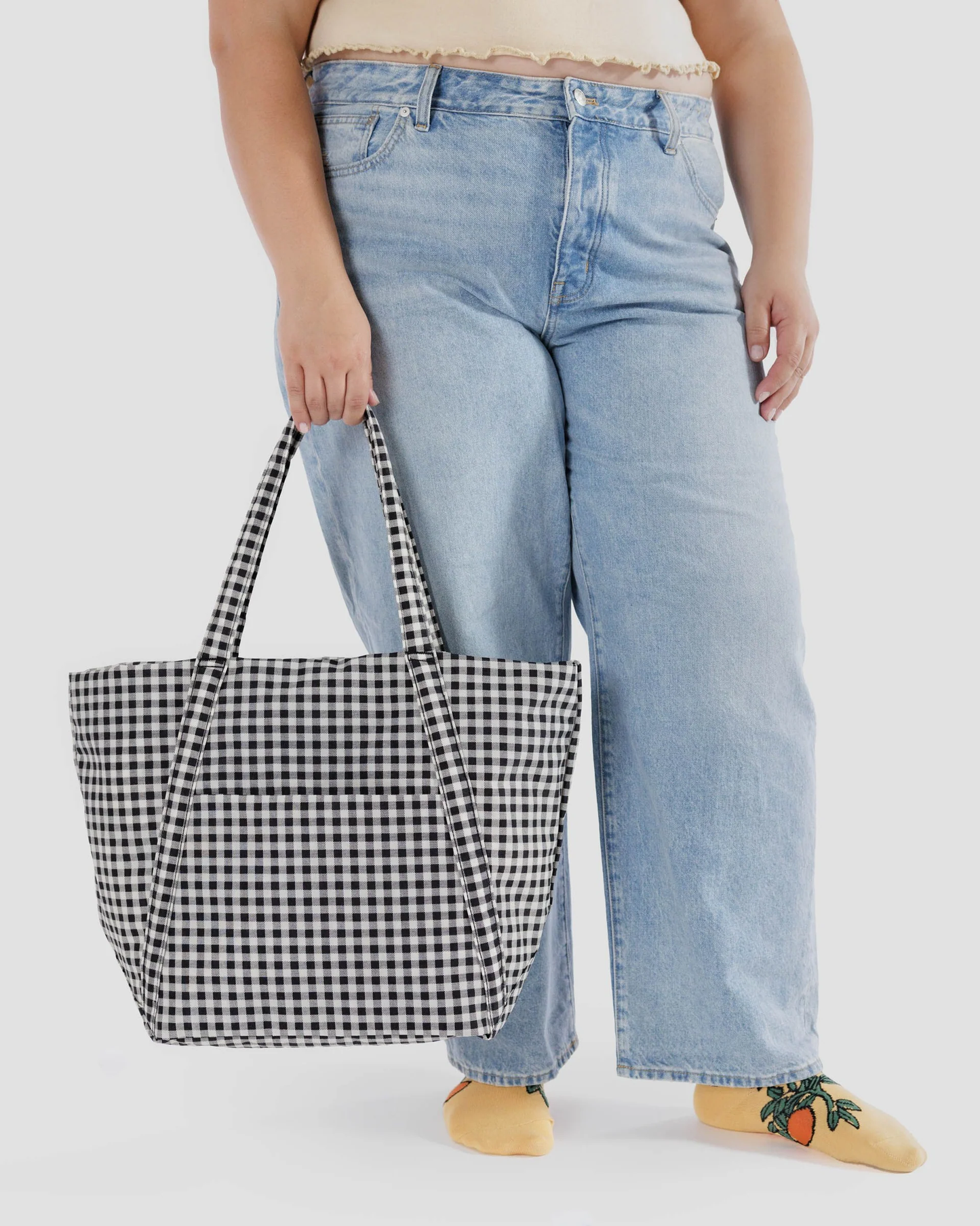 Cloud Bag Black & White Gingham