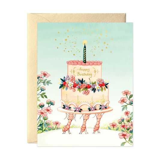 Ants Birthday Greeting Card - PABOOM