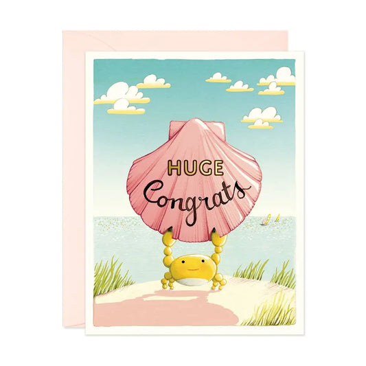 Crab Congrats Greeting Card - PABOOM