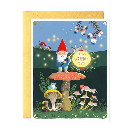 Gnome Birthday Greeting Card - PABOOM
