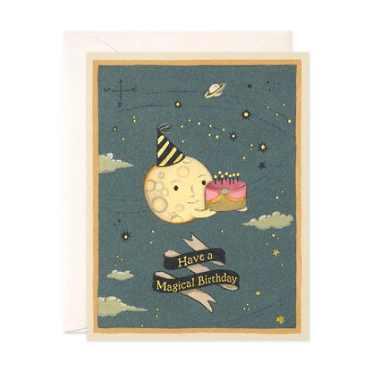 Moon Cake Birthday Greeting Card - PABOOM