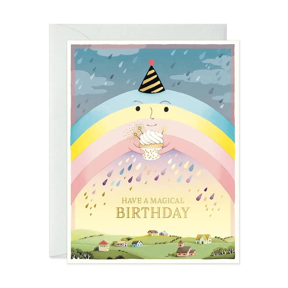 Rainbow Birthday Greeting Card - PABOOM