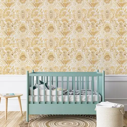 Bohemia Saffron Sun Peel and Stick Wallpaper, 28 sq. ft.