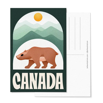 Julie Solvstrom Illustration - Canada Postcard