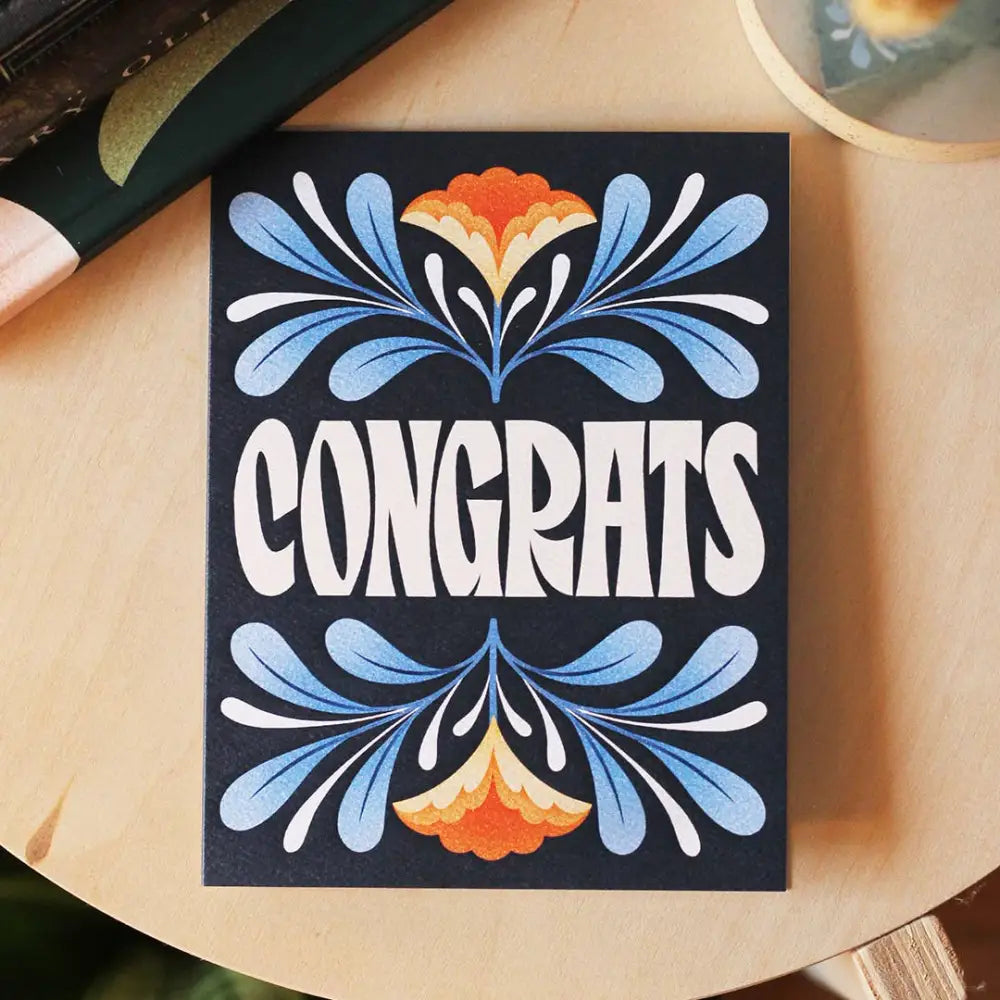 Julie Solvstrom Illustration - Congrats Greeting Card | Birthday | Celebration