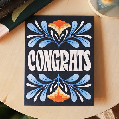 Julie Solvstrom Illustration - Congrats Greeting Card | Birthday | Celebration
