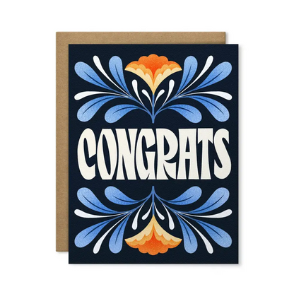 Julie Solvstrom Illustration - Congrats Greeting Card | Birthday | Celebration