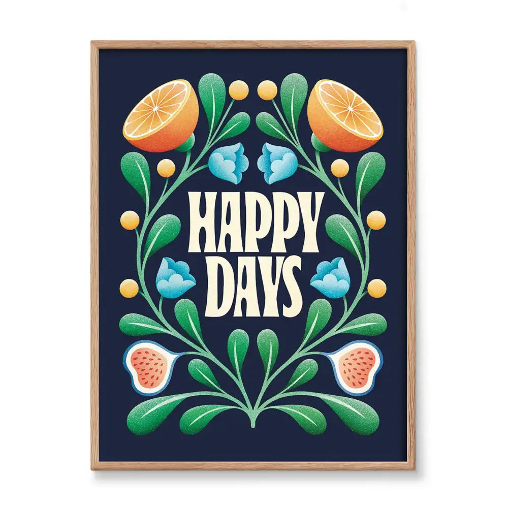Happy Days Print 12x16in. - PABOOM