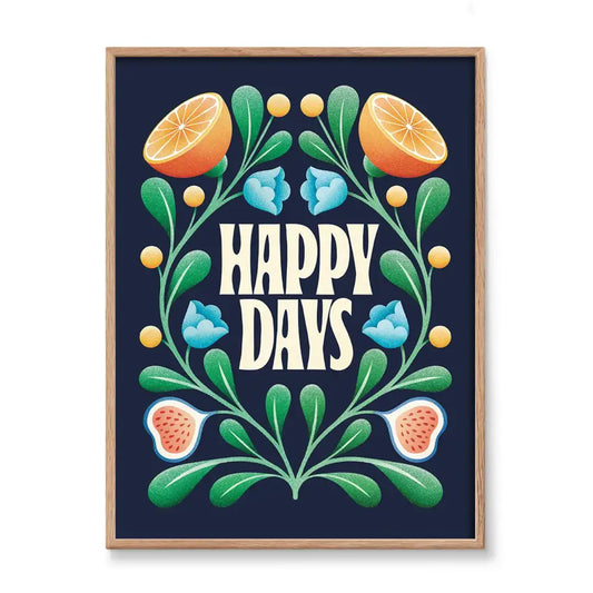 Happy Days Print 12x16in. - PABOOM