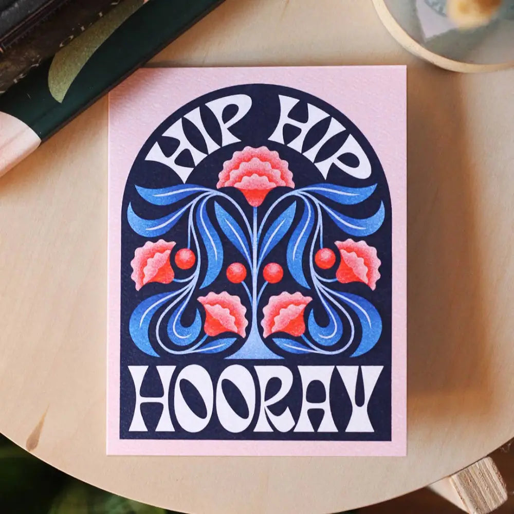 Julie Solvstrom Illustration - Hip Hooray Greeting Card | Birthday
