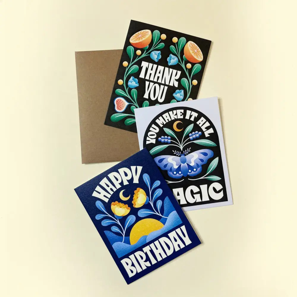 You Are the Best Blue Florals Card - PABOOM