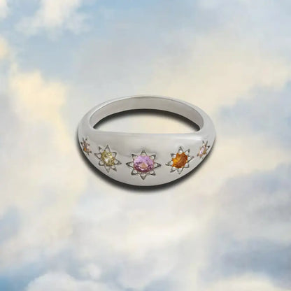 Kaleidoscope Disco Ring - Gold