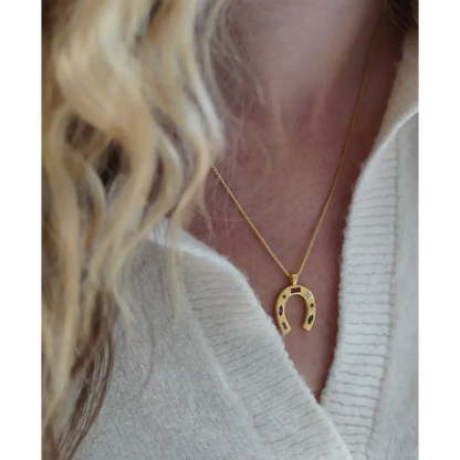 Kaleidoscope Lucky Charm Necklace - Gold
