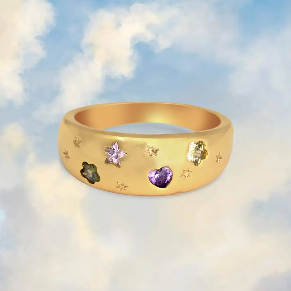 Junk Jewels Ltd - Jewelled Dreams Chunky Ring