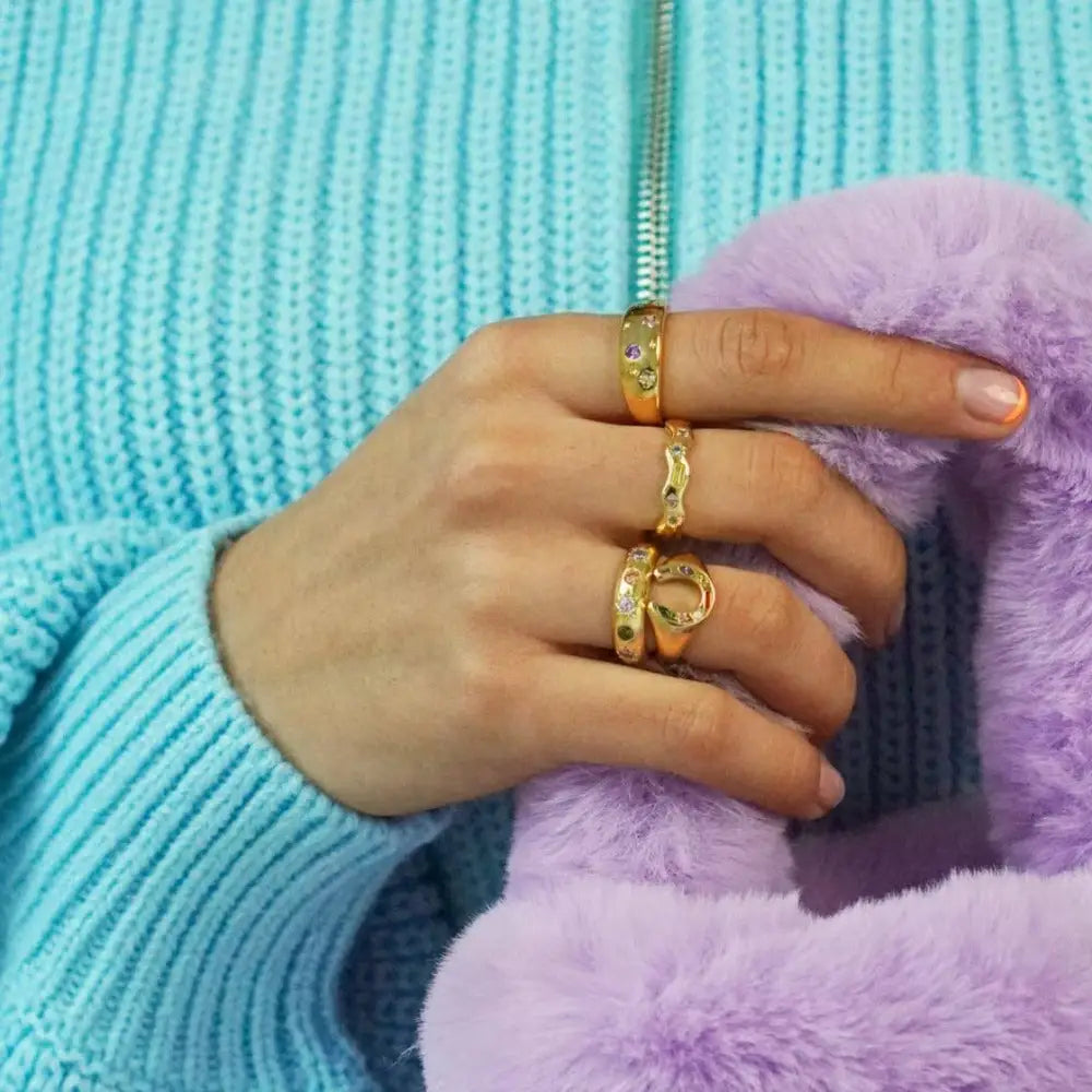Junk Jewels Ltd - Jewelled Dreams Chunky Ring