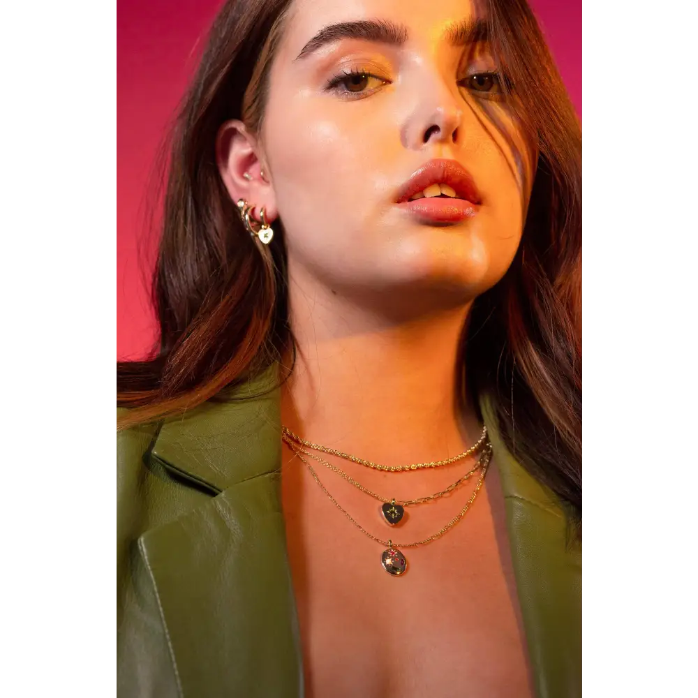 Junk Jewels Ltd - Kaleidoscope Gemstone Rainbow Necklace