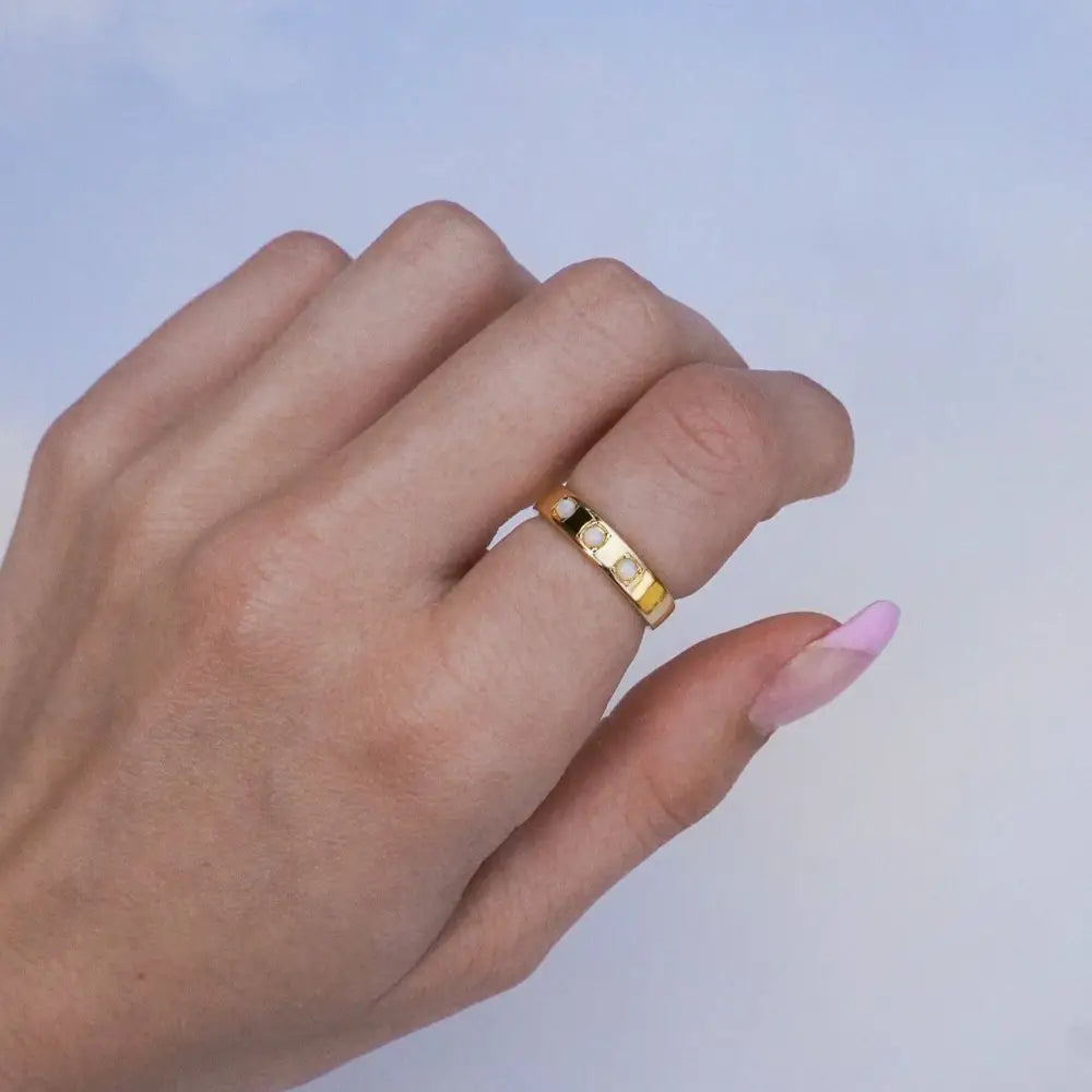 Triple Opal Ring - PABOOM
