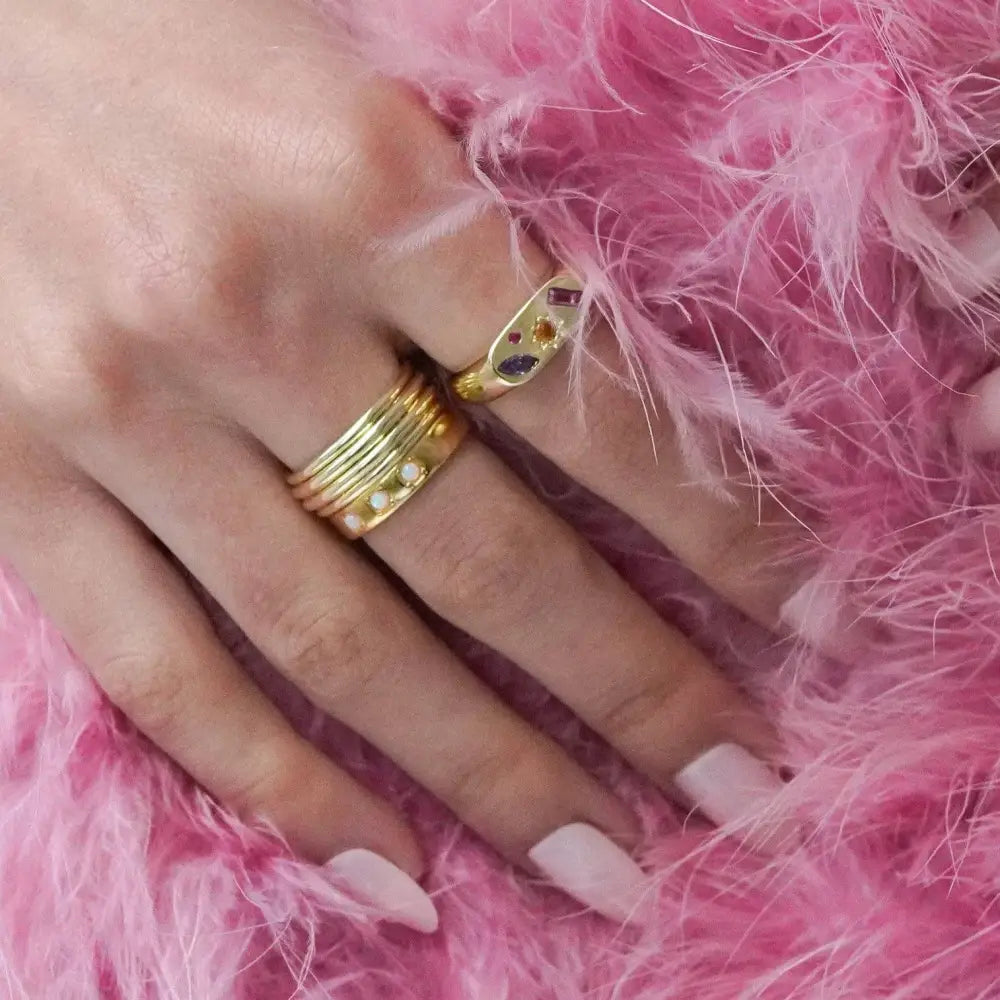 Triple Opal Ring - PABOOM