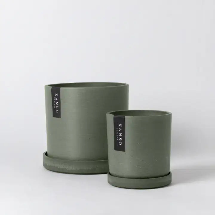 Kanso Designs - Planter + Saucer 7”