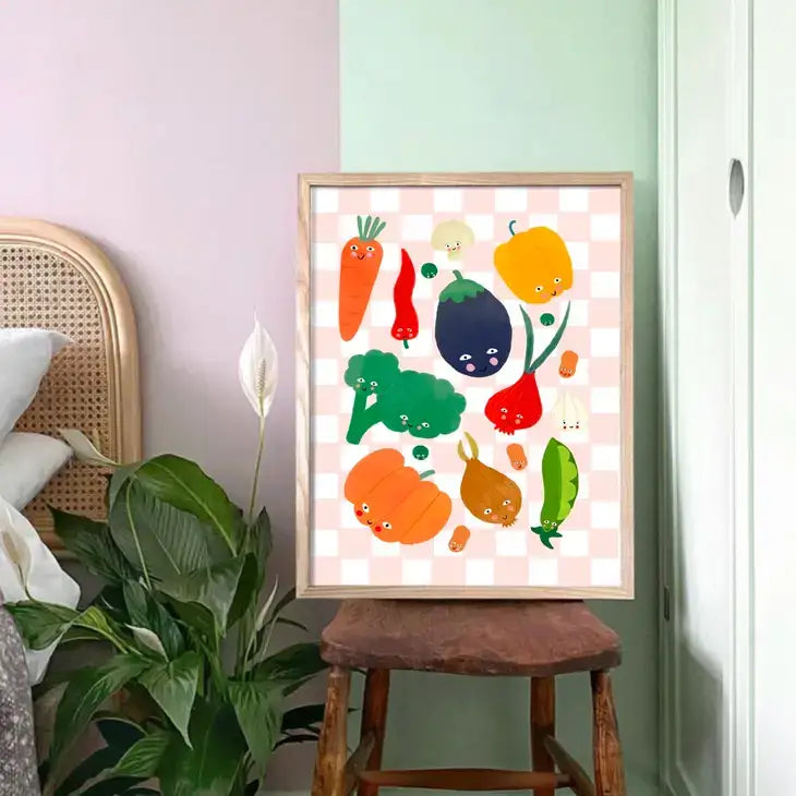 Eat Your Veg Art Print - PABOOM
