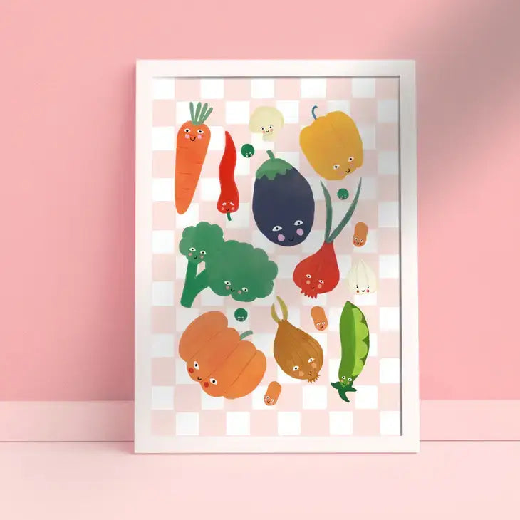 Eat Your Veg Art Print - PABOOM