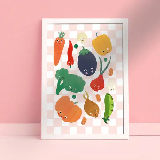 Eat Your Veg Art Print - PABOOM