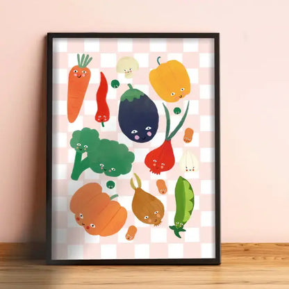 Eat Your Veg Art Print - PABOOM
