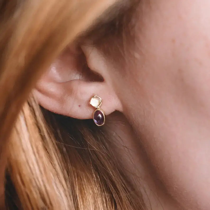 Amethyst Gold Charm - PABOOM