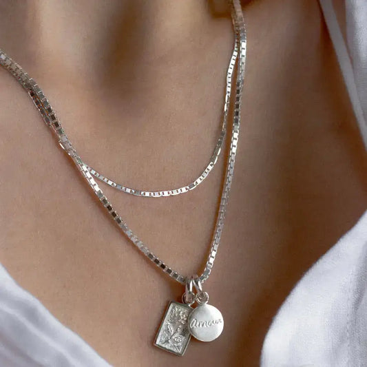 Amour Medallion Gold Charm - PABOOM