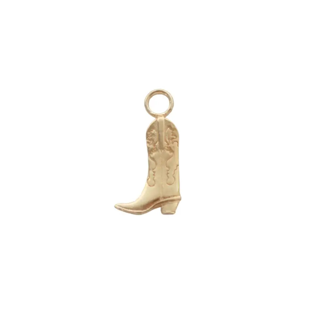 Cowboy Boot Gold Charm - PABOOM