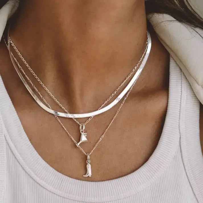 Cowboy Boot Gold Charm - PABOOM