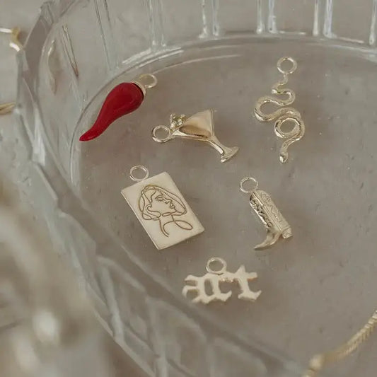 Cowboy Boot Gold Charm - PABOOM