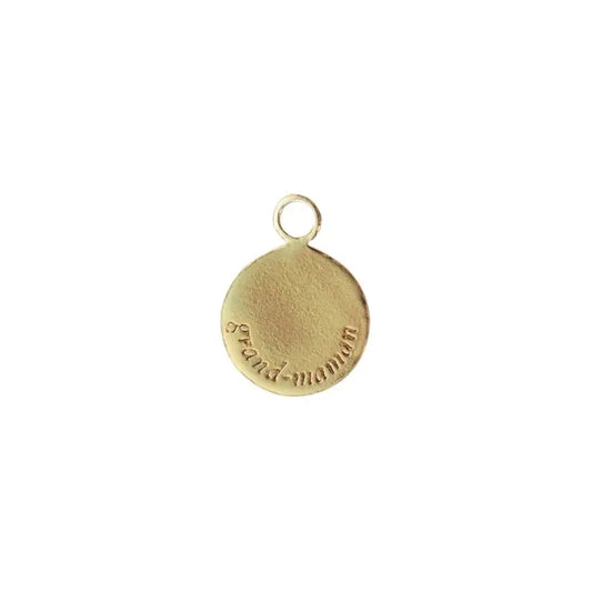Grand-maman Medallion Gold Vermeil Charm - PABOOM