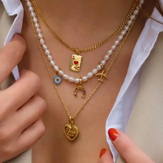 I Love You Gold Vermeil Charm - PABOOM