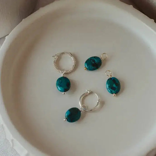 Turquoise Gold Vermeil Charm - PABOOM