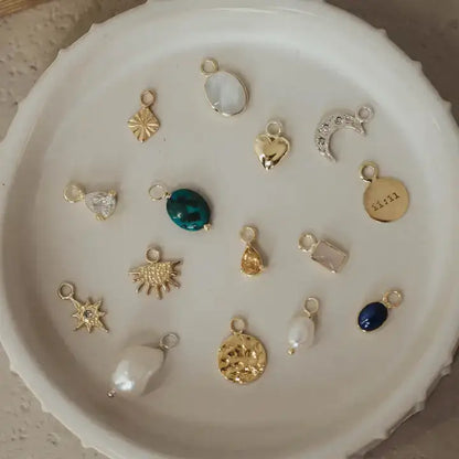 Turquoise Gold Vermeil Charm - PABOOM